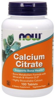 NOW Calcium Citrate W / Min  